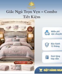 Combo Chăn-ga- gối cao cấp